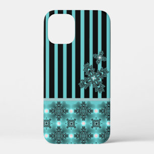 Artdeco Flowers in Retro Style iPhone 12 Mini Case