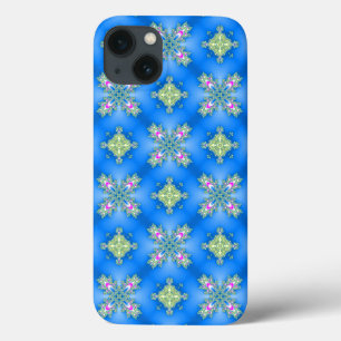 Artdeco Flowers in Retro Style iPhone 13 Case