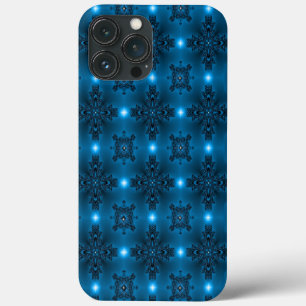Artdeco Flowers in Retro Style iPhone 13 Pro Max Case