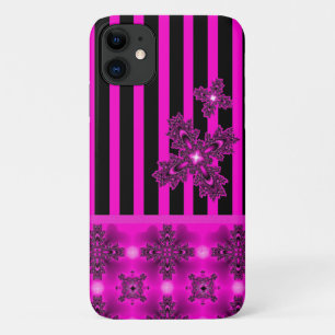 Artdeco Flowers in Retro Style iPhone 11 Case