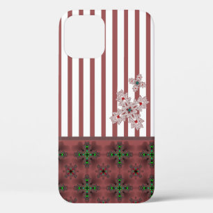 Artdeco Flowers in Retro Style iPhone 12 Case
