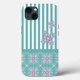Artdeco Flowers in Retro Style iPhone 13 Case