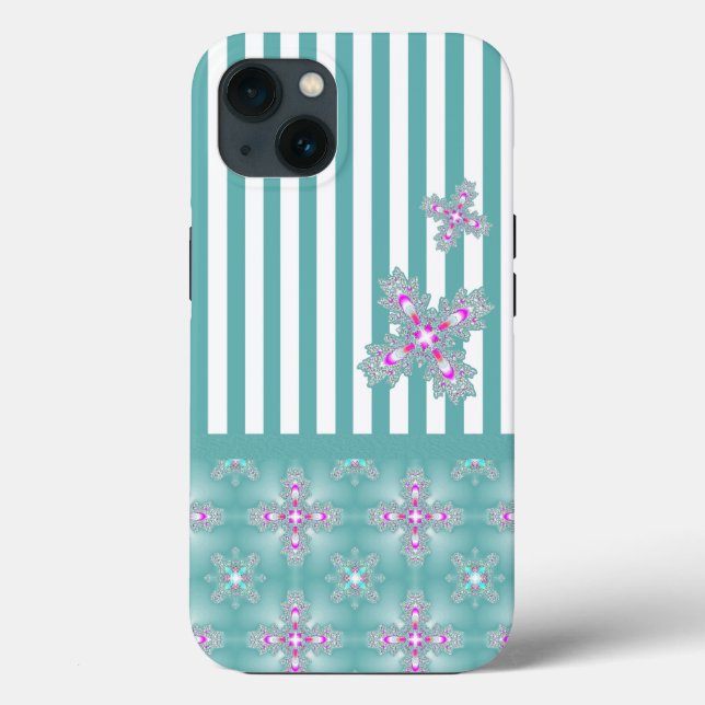 Artdeco Flowers in Retro Style Case-Mate iPhone Case (Back)
