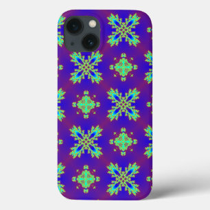 Artdeco Flowers in Retro Style iPhone 13 Case
