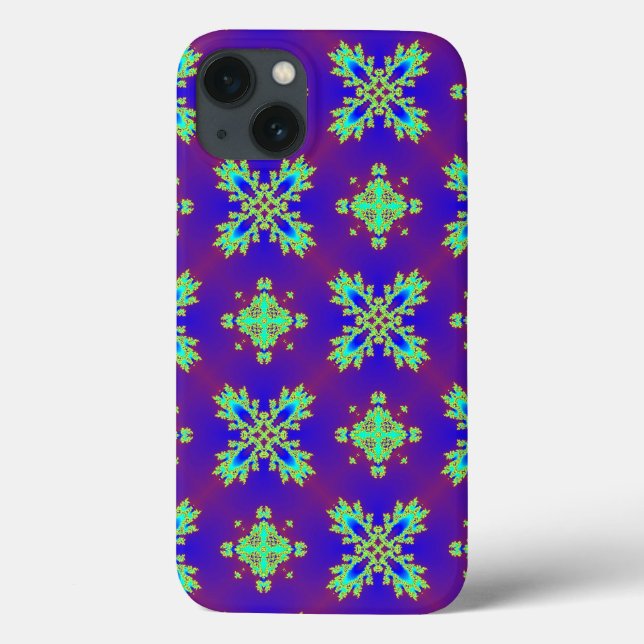 Artdeco Flowers in Retro Style Case-Mate iPhone Case (Back)