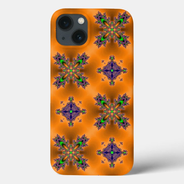 Artdeco Flowers in Retro Style Case-Mate iPhone Case (Back)