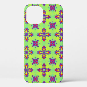 Artdeco Flowers in Retro Style iPhone 12 Case