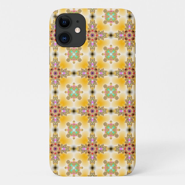 Artdeco Flowers in Retro Style Case-Mate iPhone Case (Back)