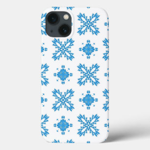 Artdeco Flowers in Retro Style iPhone 13 Case