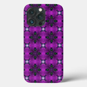 Artdeco Flowers in Retro Style iPhone 13 Pro Case