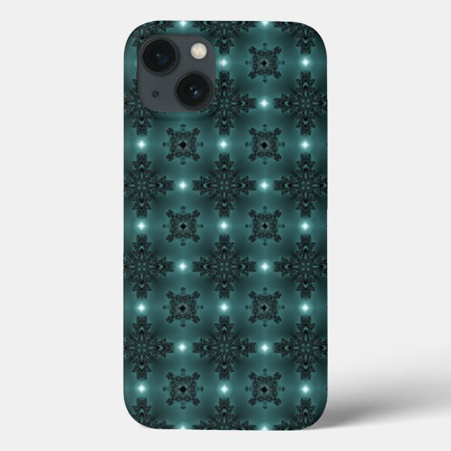 Artdeco Flowers in Retro Style Case-Mate iPhone Case (Back)