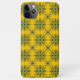 Artdeco Flowers in Retro Style iPhone 11 Pro Max Case