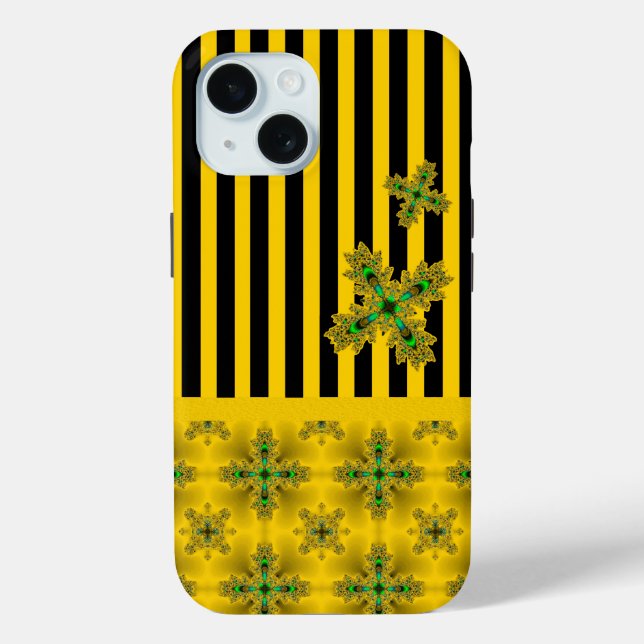 Artdeco Flowers in Retro Style Case-Mate iPhone Case (Back)