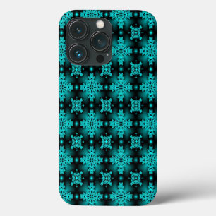 Artdeco Flowers in Retro Style iPhone 13 Pro Case