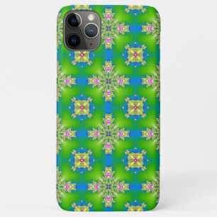 Artdeco Flowers in Retro Style iPhone 11 Pro Max Case