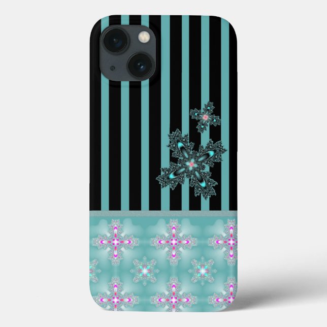 Artdeco Flowers in Retro Style Case-Mate iPhone Case (Back)