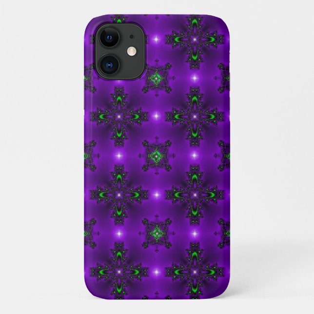 Artdeco Flowers in Retro Style Case-Mate iPhone Case (Back)