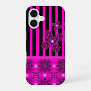 Artdeco Flowers in Retro Style iPhone 16 Case