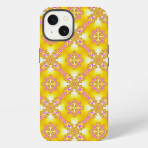 Artdeco Flowers in Retro Style iPhone 13 Case