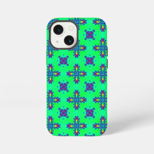Artdeco Flowers in Retro Style iPhone 13 Mini Case