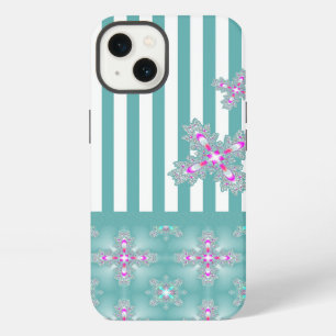 Artdeco Flowers in Retro Style iPhone 13 Case