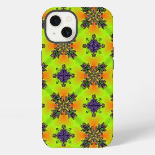 Artdeco Flowers in Retro Style iPhone 13 Case