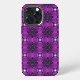 Artdeco Flowers in Retro Style iPhone 13 Pro Case
