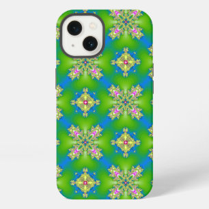 Artdeco Flowers in Retro Style iPhone 13 Case