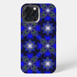 Artdeco Flowers in Retro Style iPhone 13 Pro Max Case