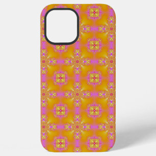 Artdeco Flowers in Retro Style iPhone 12 Pro Max Case