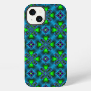 Artdeco Flowers in Retro Style iPhone 13 Case