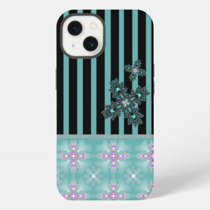 Artdeco Flowers in Retro Style iPhone 13 Case