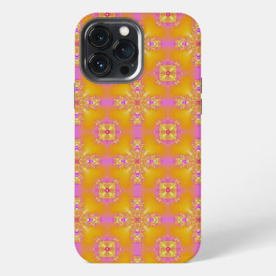 Artdeco Flowers in Retro Style iPhone 13 Pro Max Case