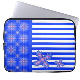 Artdeco Flowers in Retro Style Laptop Sleeve