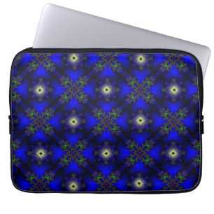 Artdeco Flowers in Retro Style Laptop Sleeve