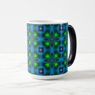 Artdeco Flowers in Retro Style Magic Mug