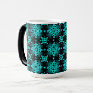 Artdeco Flowers in Retro Style Magic Mug