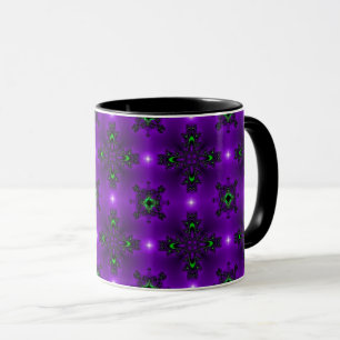 Artdeco Flowers in Retro Style Mug