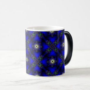 Artdeco Flowers in Retro Style Mug