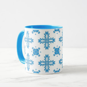 Artdeco Flowers in Retro Style Mug