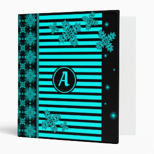 Artdeco Flowers in Retro Style with monogram Binder