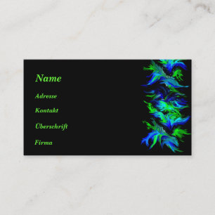 Artdeco In Rainbow Style Business Card