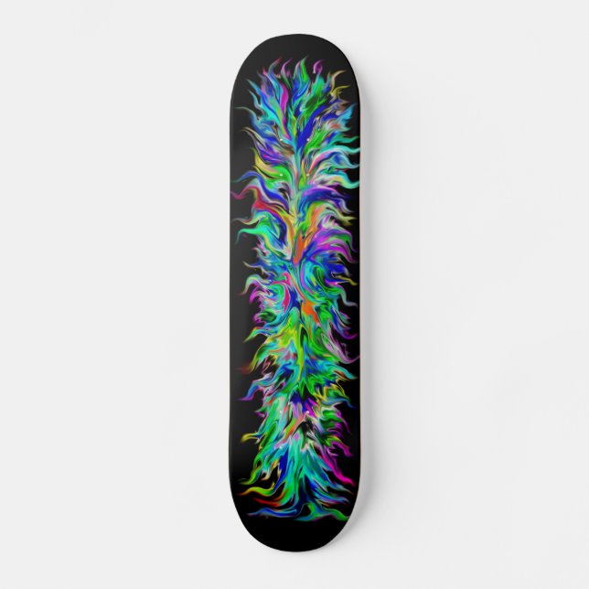 Artdeco in Regenbogen Style Skateboard (Front)