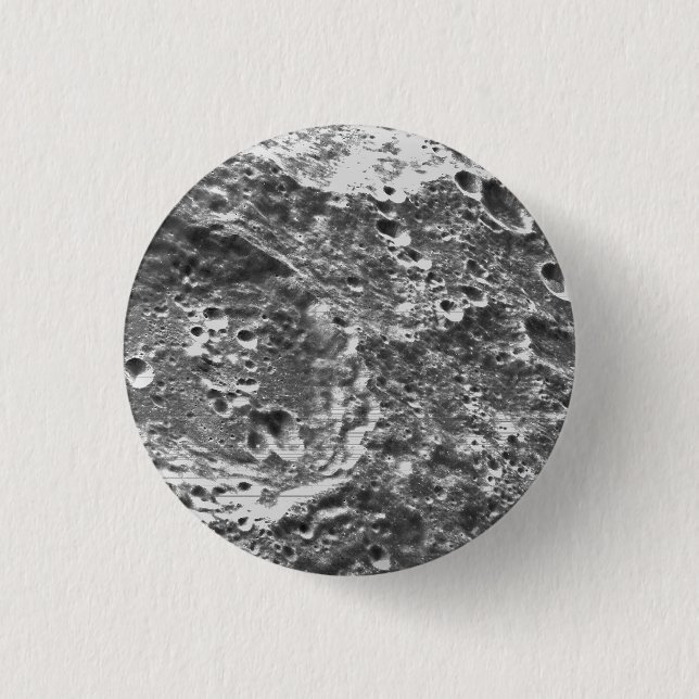 Artemis 1 Moon Mission Lunar Image 1 Inch Round Button (Front)