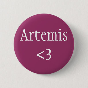 Artemis <3 Goddess of Hunting 2 Inch Round Button