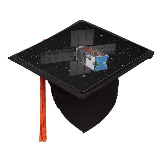 Artemis BioSentinel CubeSat  Graduation Cap Topper (Angled)