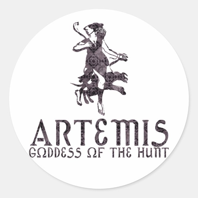 Artemis Classic Round Sticker (Front)