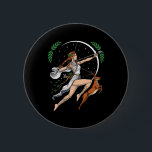 Artemis Greek Goddess Of Hunting Ancient Greece My 2 Inch Round Button<br><div class="desc">Artemis Greek Goddess Of Hunting Ancient Greece Mythology</div>