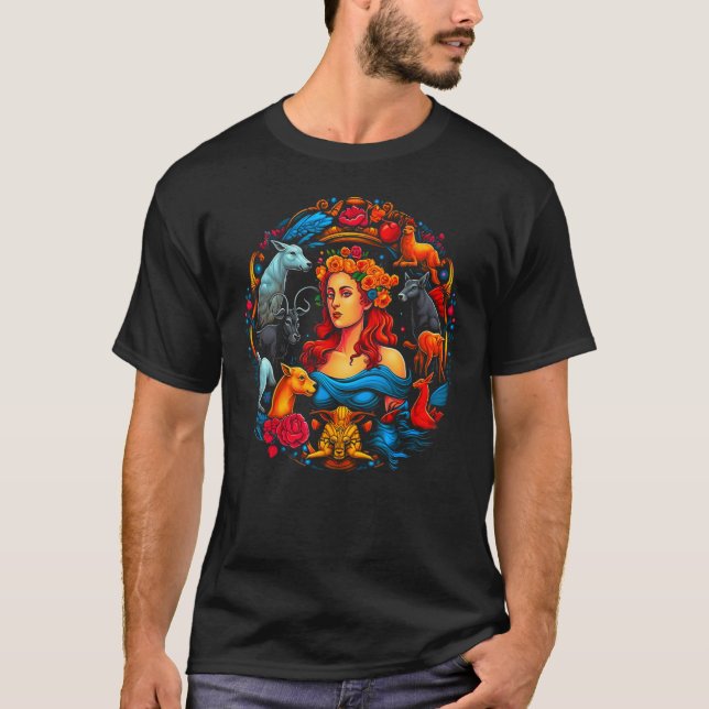 Artemis Greek Goddess T-Shirt (Front)