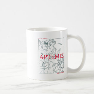Artemis Greek Mythology History Unique Coffee Mug